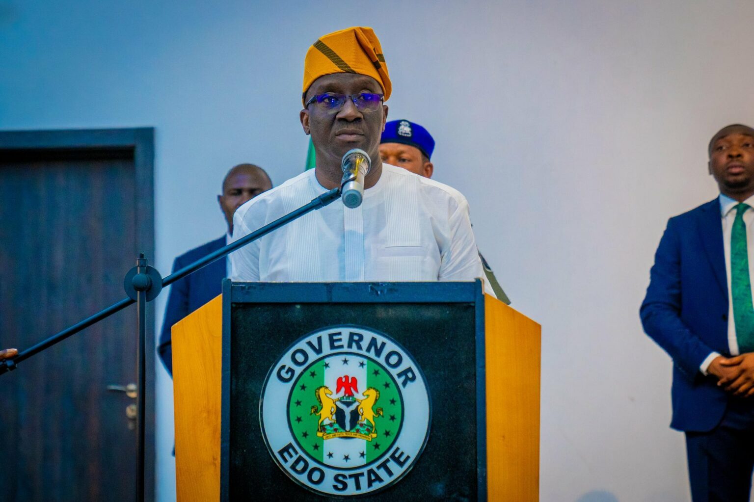 Edo Governor Okpebholo Launches Major Youth Recruitment Drive, Unveils Development Plans for Edo Central