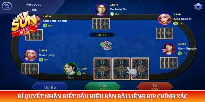 Bí quyết nhận biết dấu hiệu bàn bài liêng bịp chính xác